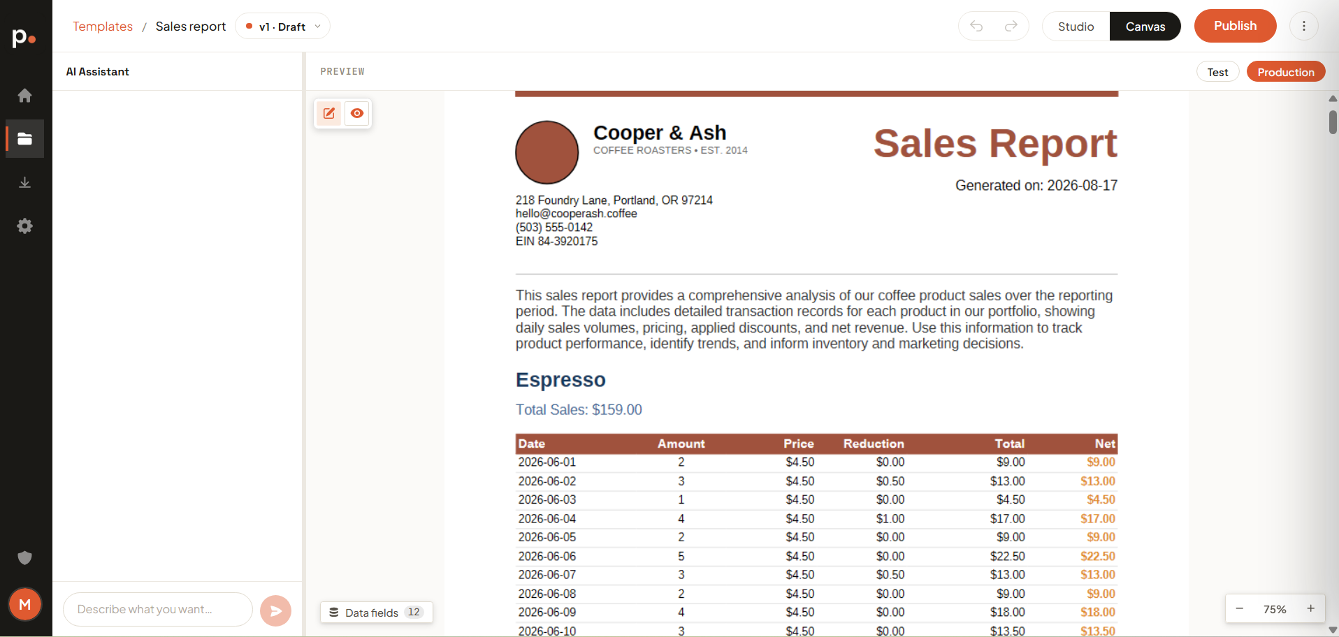 Pagr screenshot 1